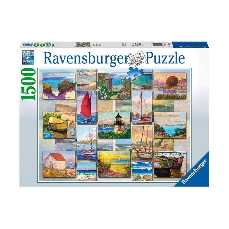 Ravensburger Jigsaws Coastal Collage (1500pc) Ravensburger