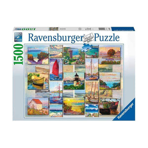 Ravensburger Jigsaws Coastal Collage (1500pc) Ravensburger