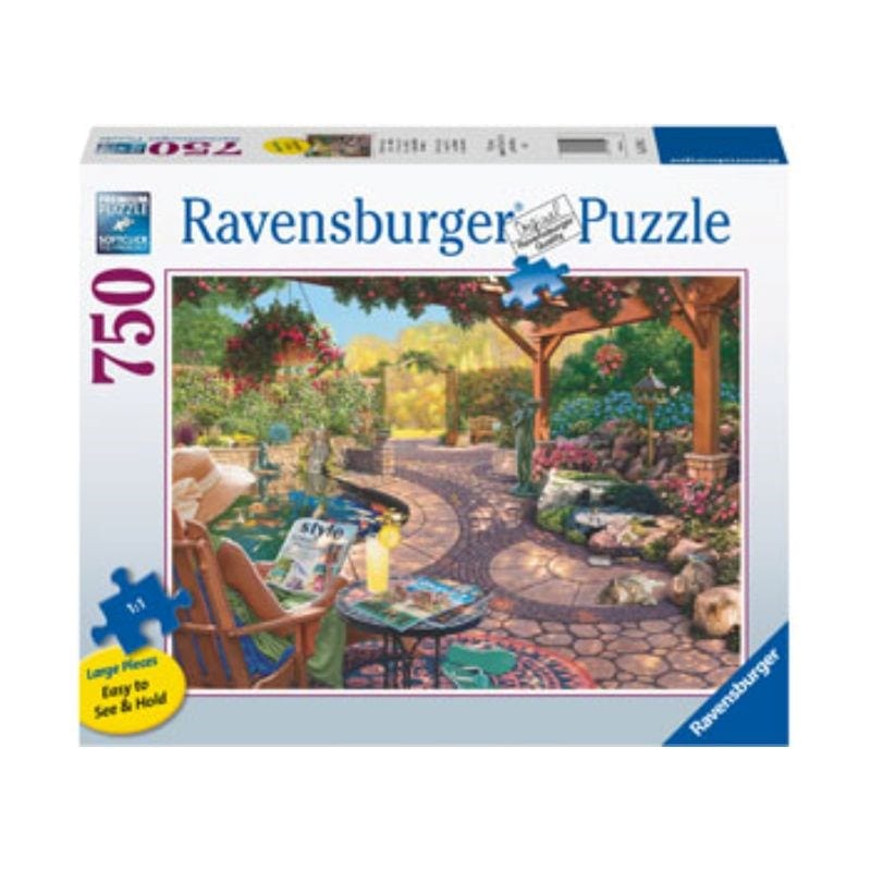 Ravensburger Jigsaws Cosy Backyard Bliss (750pc) Large Format Ravensburger