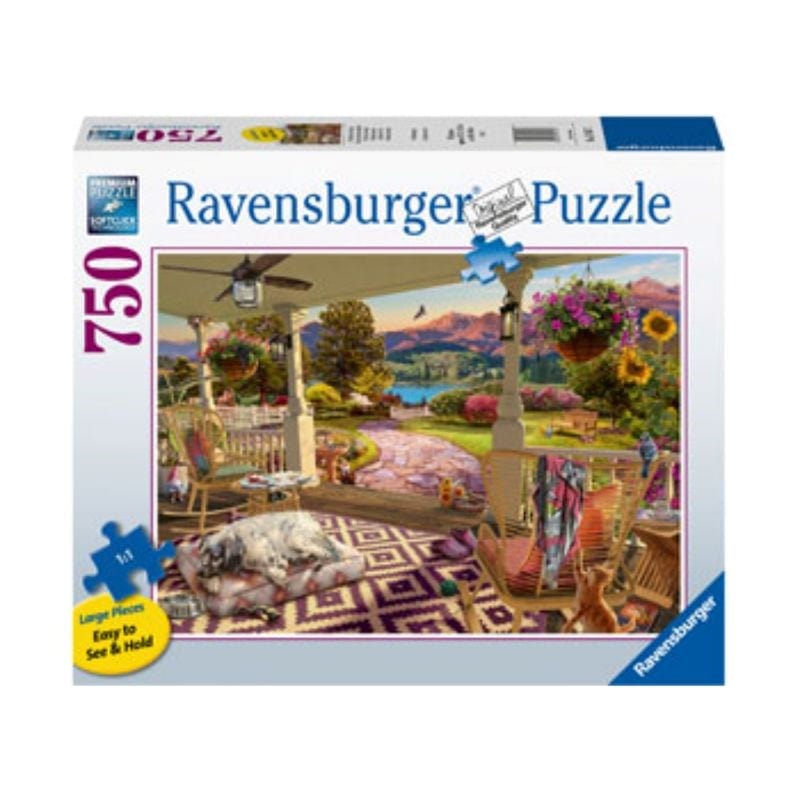 Ravensburger Jigsaws Cozy Front Porch (750pc Large Format) Ravensburger
