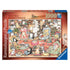 Ravensburger Jigsaws Crazy Cats - Bingleyâs Bookclub (1000pc) Ravensburger