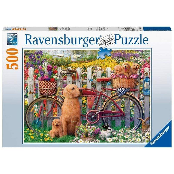 Cute Dogs in the Garden (500pc) Ravensburger