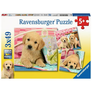 Ravensburger Jigsaws Cute Puppy Dogs (3x49pc) Ravensburger