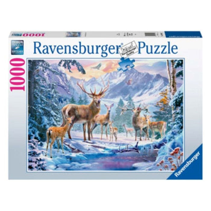Deer And Stags In Winter (1000pc) Ravensburger