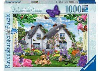 Ravensburger Jigsaws Delphinium Cottage (1000pc) Ravensburger