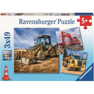 Ravensburger Jigsaws Digger at Work! (3x49pc) Ravensburger