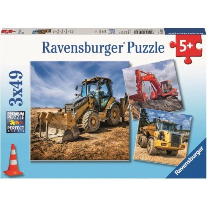 Digger at Work! (3x49pc) Ravensburger