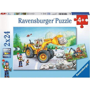 Ravensburger Jigsaws Diggers At Work (2x24pc) Ravensburger