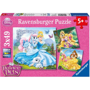 Ravensburger Jigsaws Disney Belle Cinderella Rapunzel (3x49pc) Ravensburger
