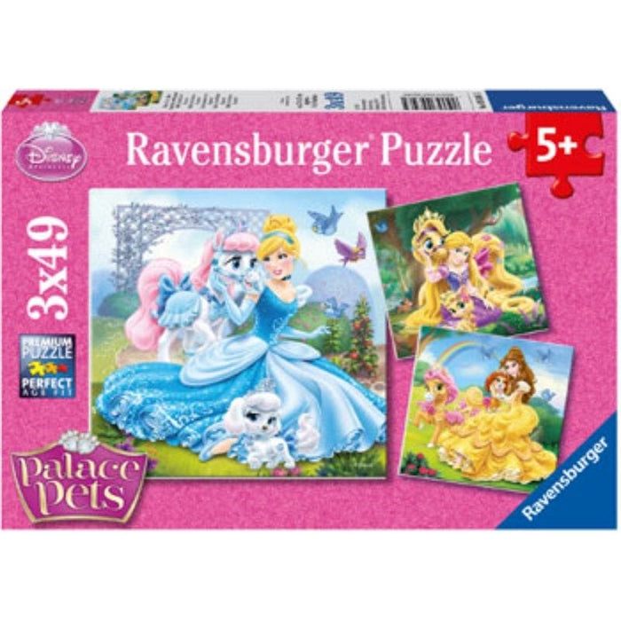 Disney Belle Cinderella Rapunzel (3x49pc) Ravensburger