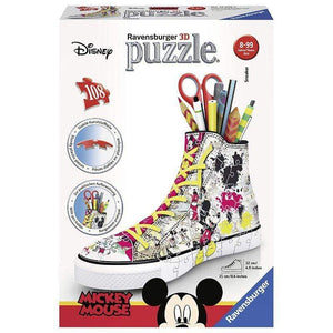 Ravensburger Jigsaws Disney Mickey Mouse Sneaker 3D Puzzle (108pc)