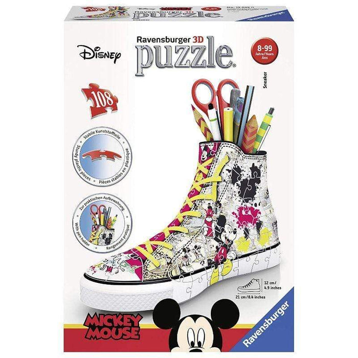 Disney Mickey Mouse Sneaker 3D Puzzle (108pc)