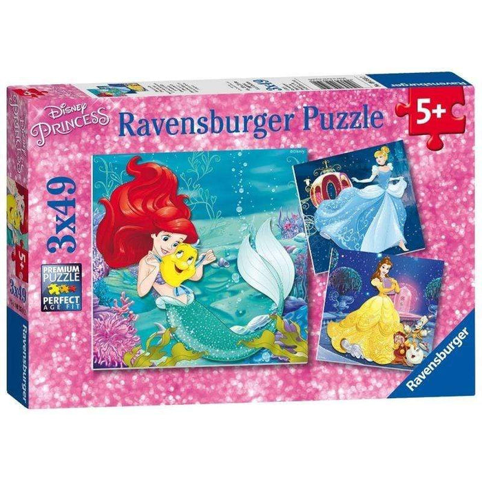 Disney Princesses Adventure (3x49pc) Ravensburger