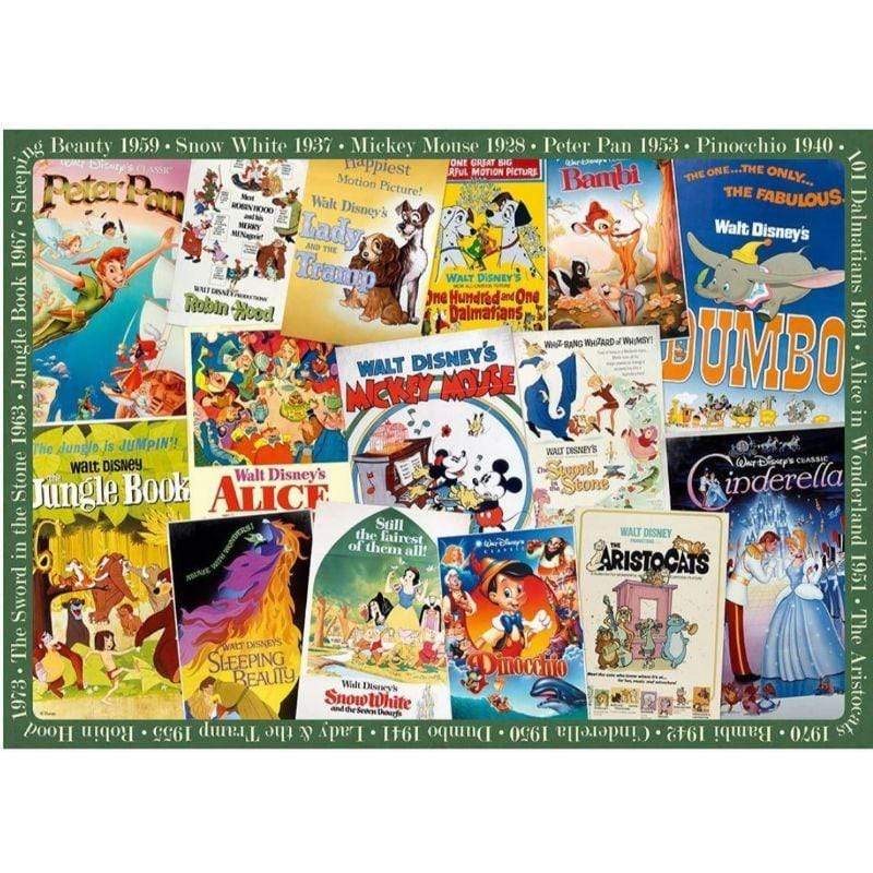 Ravensburger Jigsaws Disney - Vintage Movie Posters (1000pc) Ravensburger