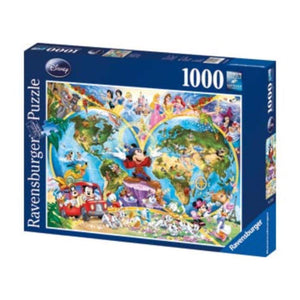 Ravensburger Jigsaws Disney World Map (1000pc) Ravensburger