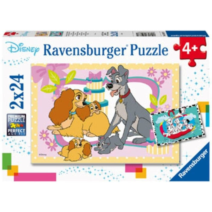 Disneys Favourite Puppies (2x24pc) Ravensburger