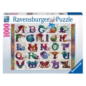 Ravensburger Jigsaws Dragon Alphabet (1000pc) Ravensburger