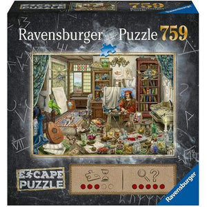 Ravensburger Jigsaws Escape - Artist's Studio (759pc) Ravensburger