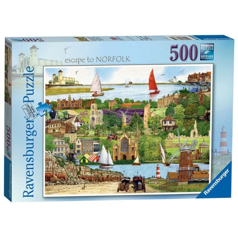 Ravensburger Jigsaws Escape to Norfolk (500pc) Ravensburger