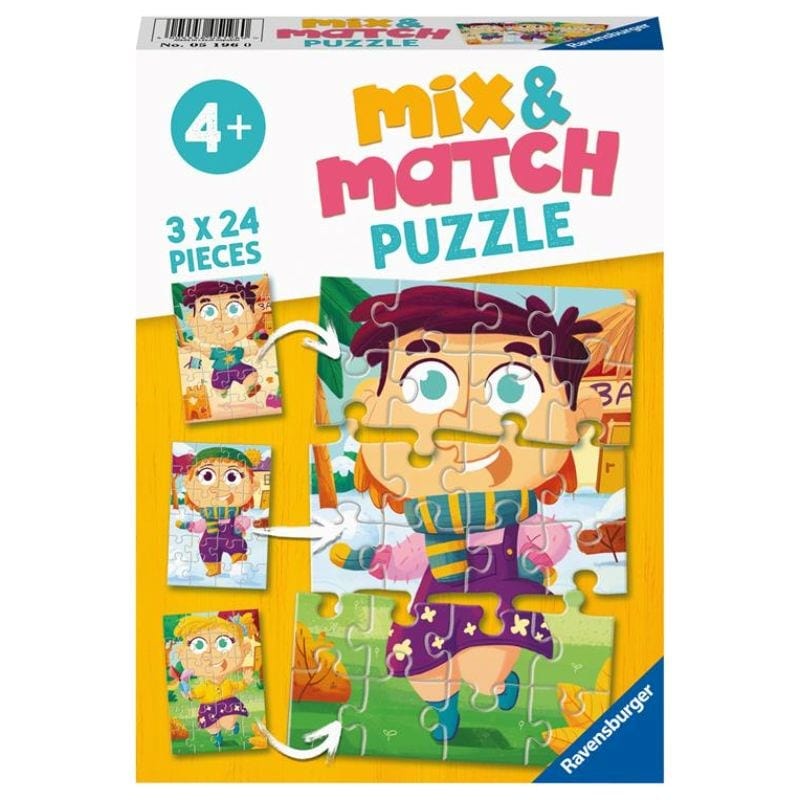 Ravensburger Jigsaws Fashion Mix Puzzle (3x24pc) Ravensburger
