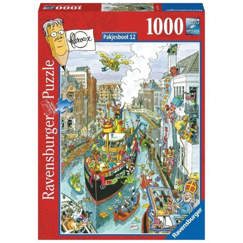 Ravensburger Jigsaws Fleroux - Parcel Boat 12 (1000pc) Ravensburger