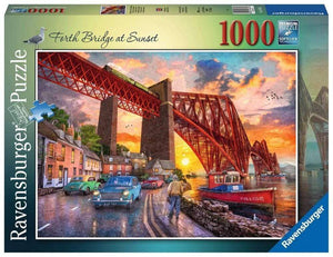 Ravensburger Jigsaws Forth Bridge At Sunset (1000pc) Ravensburger