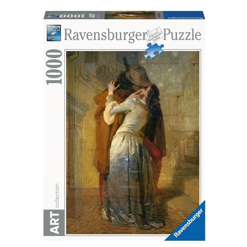 Ravensburger Jigsaws Francesco Hayez - The Kiss (1000pc) Ravensburger