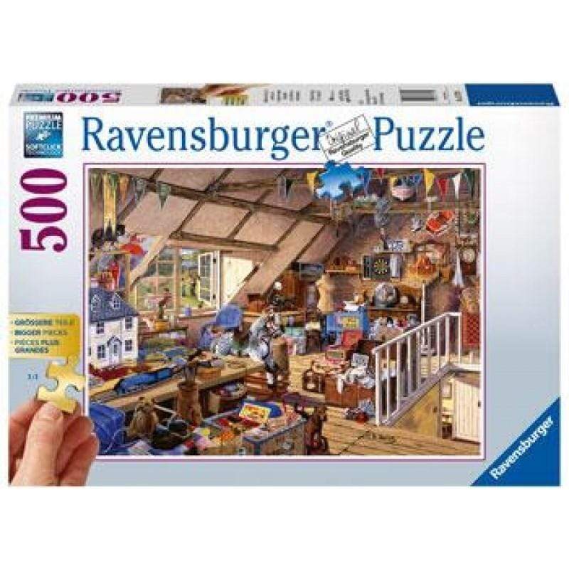 Ravensburger Jigsaws Grandmas Attic (500pc) Ravensburger