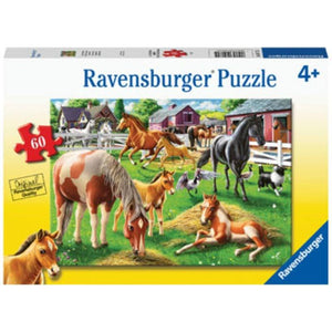 Ravensburger Jigsaws Happy Horses Puzzle (60pc) Ravensburger