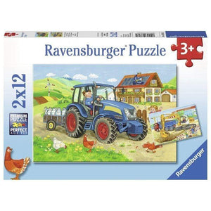 Ravensburger Jigsaws Hard at Work (2x12pc) Ravensburger