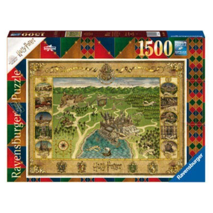 Harry Potter Hogwarts Map (1500pc) Ravensburger