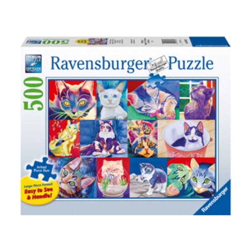Ravensburger Jigsaws Hello Kitty Cat (500pc) Large Format Ravensburger