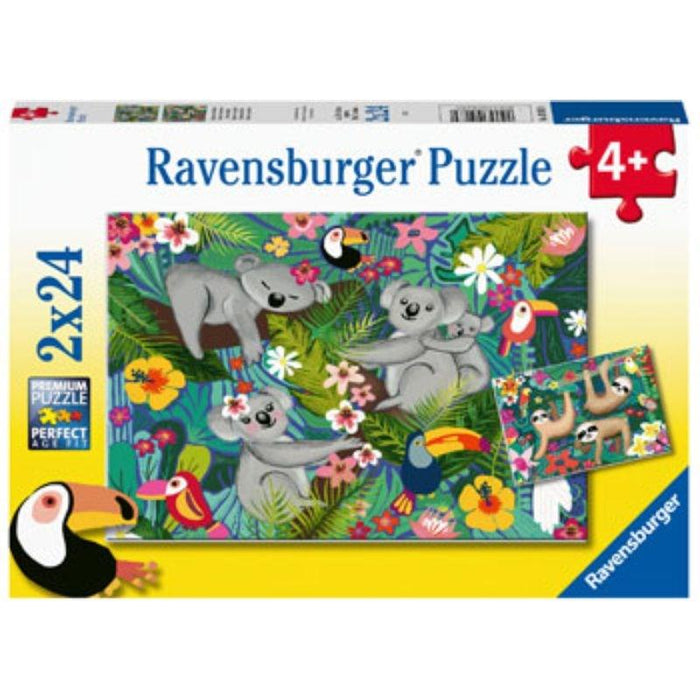 Koalas and Sloths Puzzle (2x24pc) Ravensburger