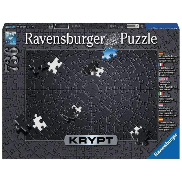 Krypt Black Spiral Puzzle (736pc) Ravensburger
