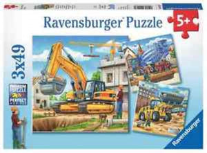 Ravensburger Jigsaws Large Construction Vehicles (3x49pc) Ravensburger