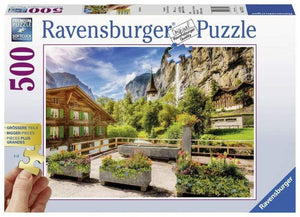 Ravensburger Jigsaws Lauterbrunnen, Switzerland (500pc) Ravensburger