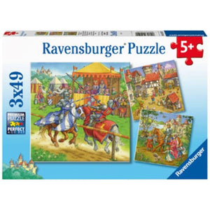 Ravensburger Jigsaws Life of the Knight (3x49pc) Ravensburger