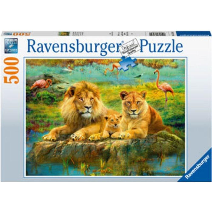 Lions in the Savannah (500pc) Ravensburger