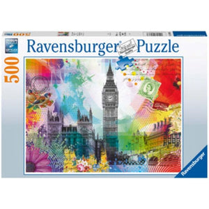 Ravensburger Jigsaws London Postcard (500pc) Ravensburger