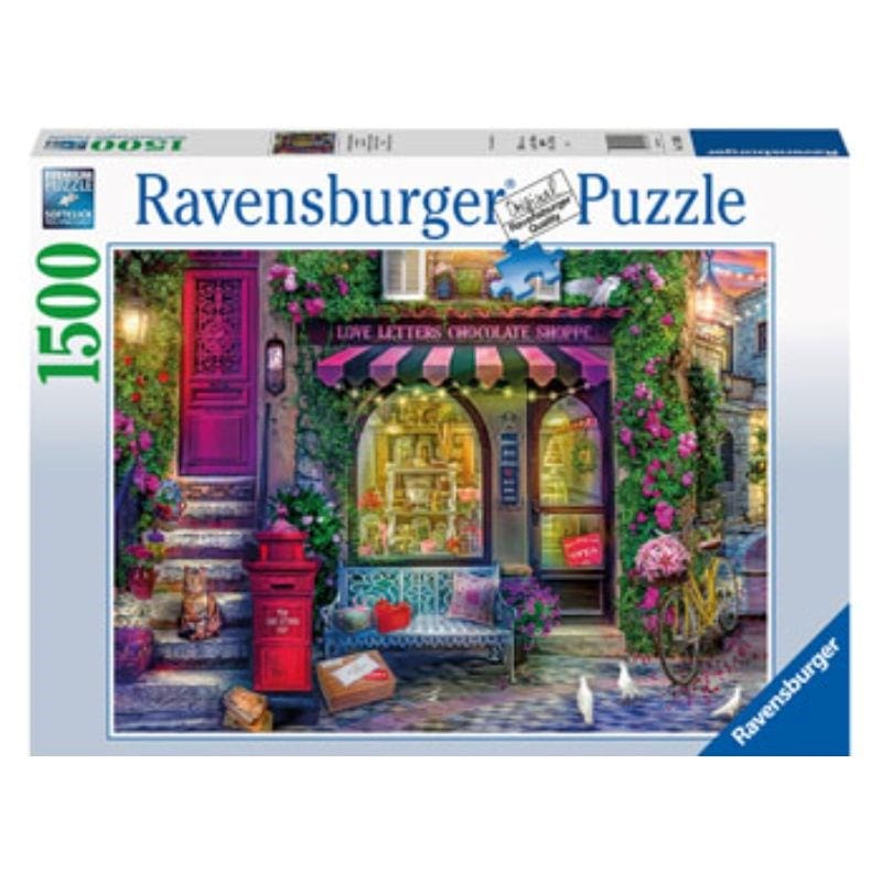 Ravensburger Jigsaws Love Letters Chocolate Shop (1500pc) Ravensburger