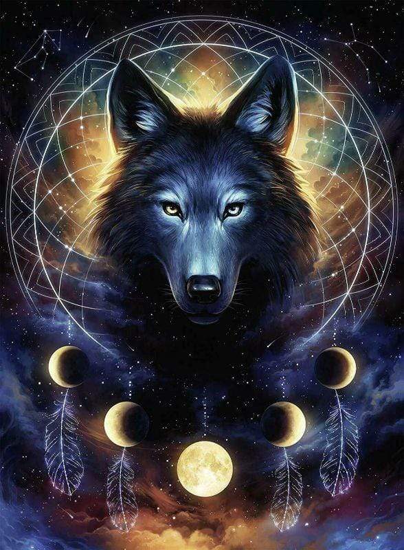 Ravensburger Jigsaws Lunar Wolf (500pc) Ravensburger