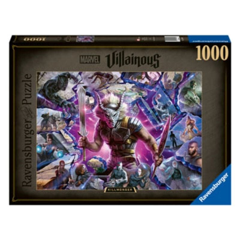 Ravensburger Jigsaws Marvel Villainous Killmonger (1000pc) Ravensburger
