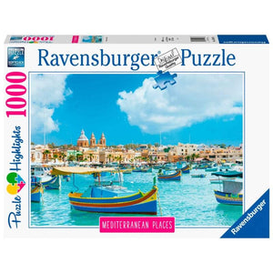 Ravensburger Jigsaws Mediterranean Malta (1000pc) Ravensburger