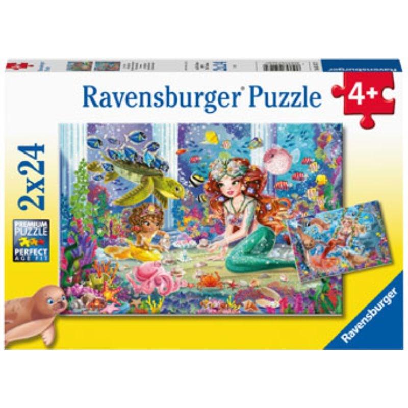 Ravensburger Jigsaws Mermaid Tea Party (2x24pc) Ravensburger