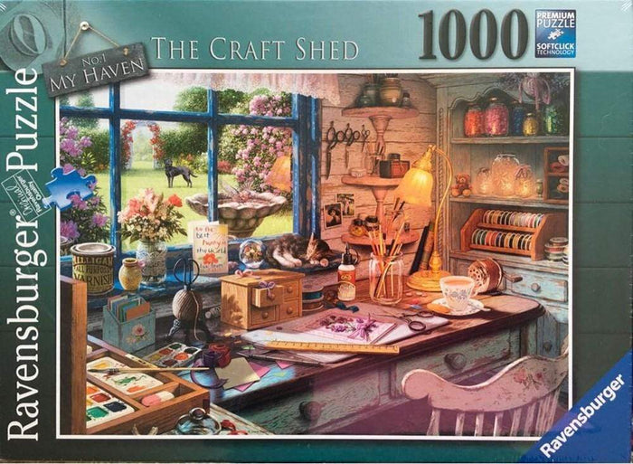 My Haven 1 - The Craft Shed (1000pc) Ravensburger