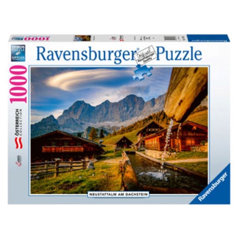 Ravensburger Jigsaws Neustattalm Dachstein Mountains (1000pc) Ravensburger