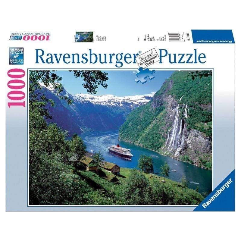 Ravensburger Jigsaws Norwegian Fjord (1000pc) Ravensburger