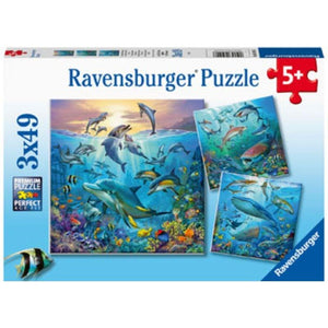 Ravensburger Jigsaws Ocean Life (3x49pc) Ravensburger