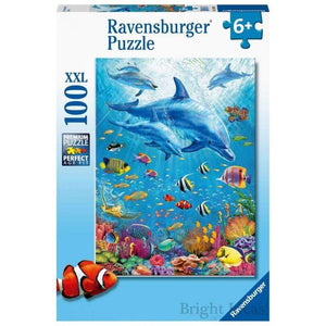 Ravensburger Jigsaws Pod of Dolphins (100pc) Ravensburger