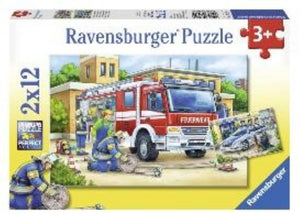 Ravensburger Jigsaws Police and Firefighters (2x12pc) Ravensburger